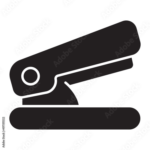 stapler glyph icon
