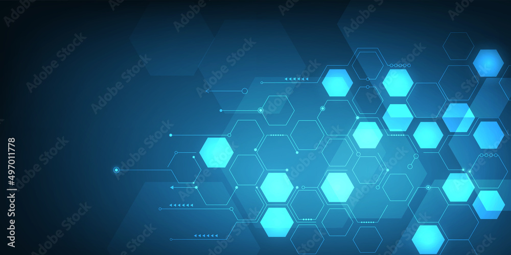 Vector abstract consisting of hexagon. Illustration graphics background. Vector abstract consisting of hexagon. Illustration graphics background.