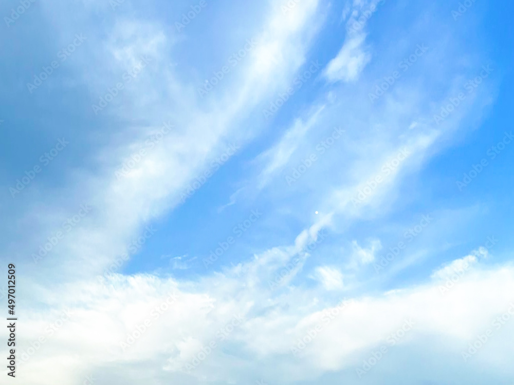 Fototapeta premium Beautiful sunset sky in summer