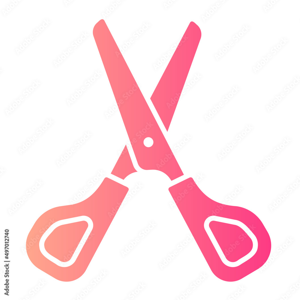 scissors gradient icon scissors gradient icon