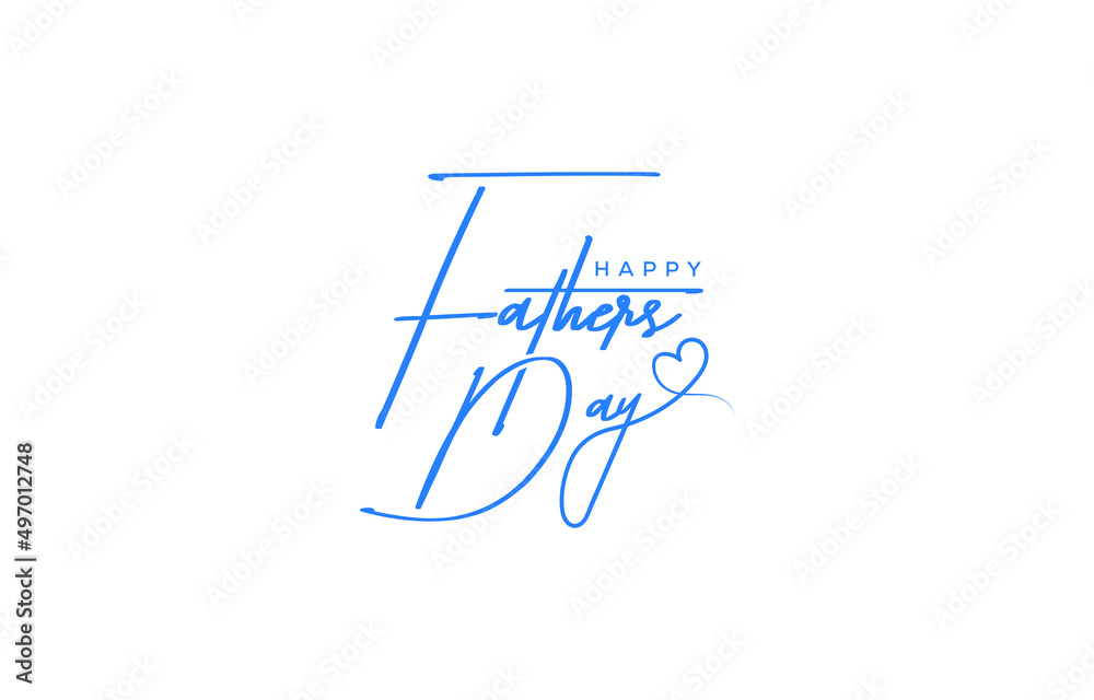 happy father's Day flat vector logo design happy father's Day flat vector logo design