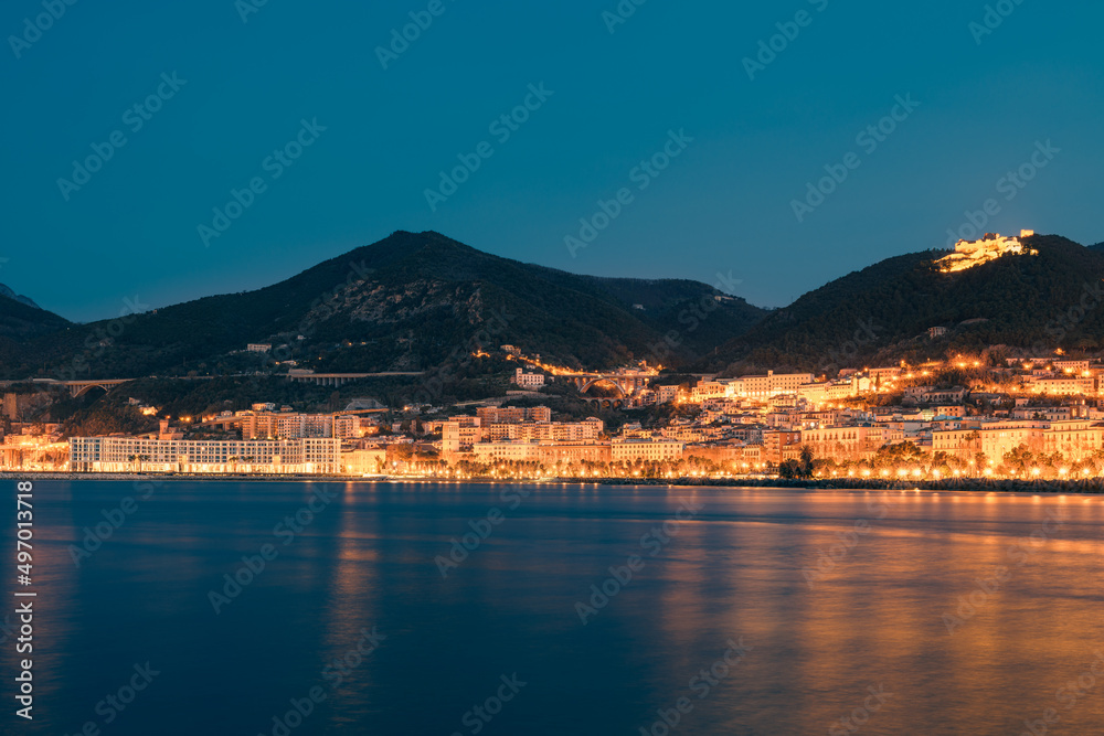 view of salerno, italy