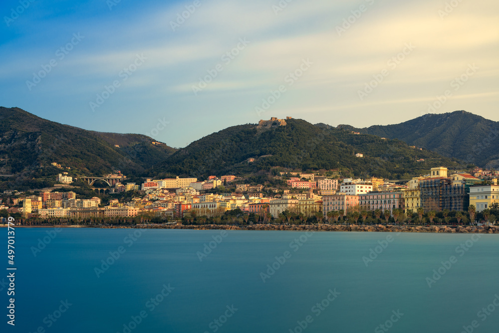 view of salerno, italy