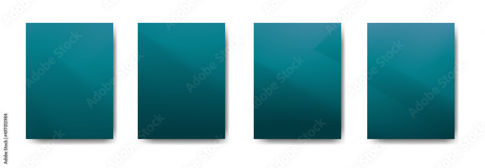 collection of colorful gradient background cover flyers are used for backgrounds, posters, banners,