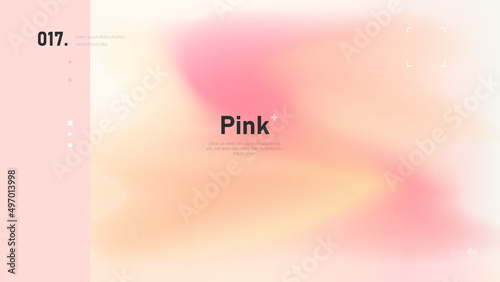 Pink soft gradient background design. Nude tones wallpaper for website, skin care, beauty, fashion, etc.