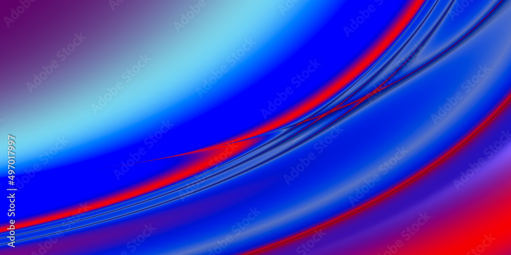 Fototapeta premium Volumetric abstract blue background, business cover design, 3D rendering, 3D illustration