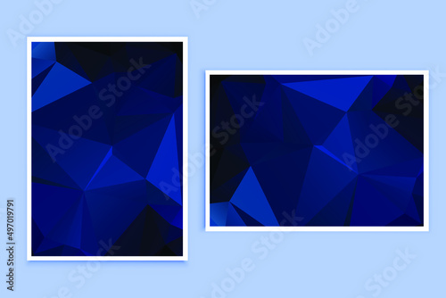 Polygonal Mosaic Background, Low Poly Style, Vector illustration, Business Design Templates 