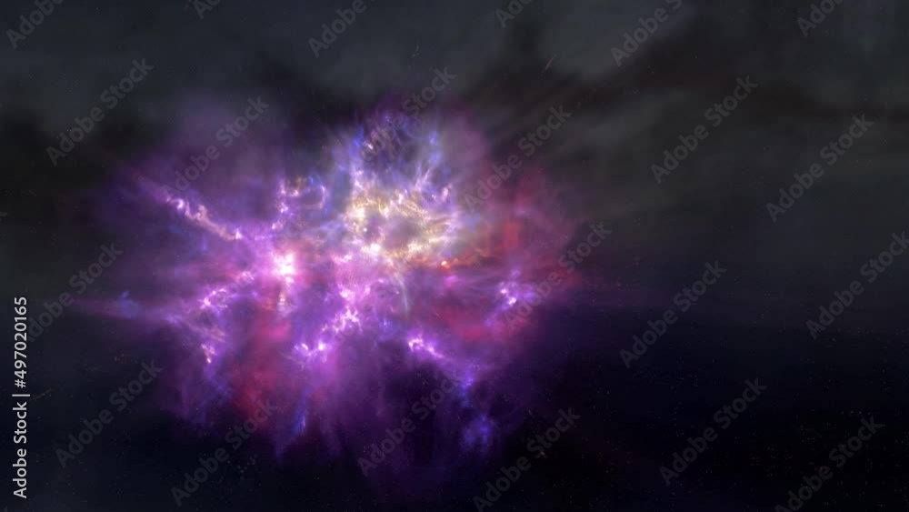 Flying In deep space to Nebula 4K Flying In deep space to Nebula 4K