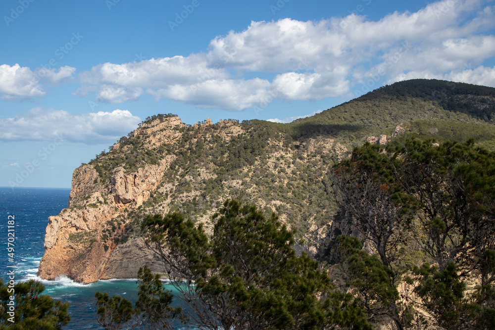 Cliff in Ibiza Cliff in Ibiza