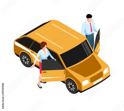 Car Isometric Icon