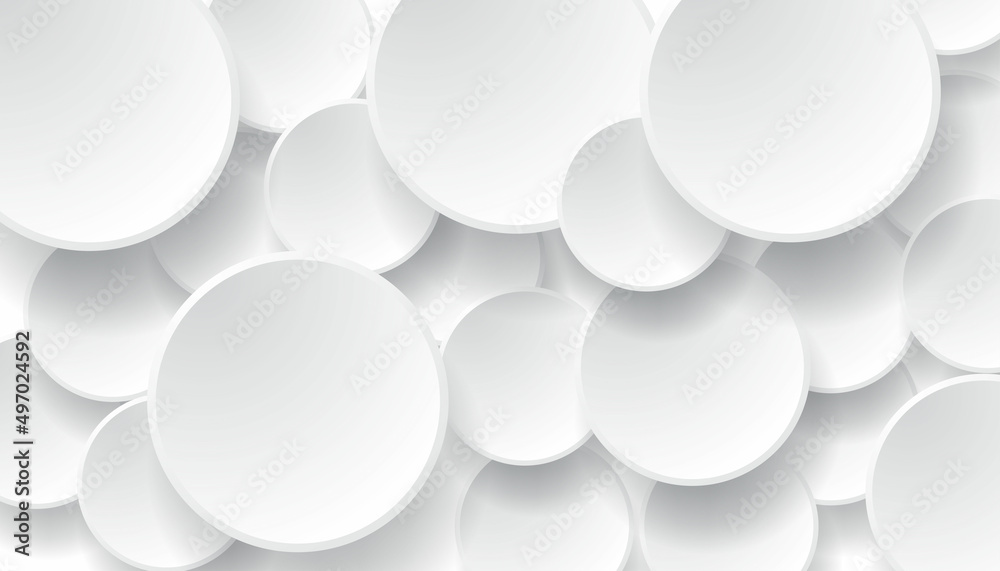 Abstract White Background Parabolic 3d Realistic with Shadow Overlap for Backdrop Abstract White Background Parabolic 3d Realistic with Shadow Overlap for Backdrop