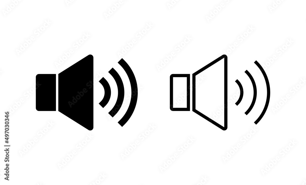 Speaker icon vector. volume sign and symbol. loudspeaker icon. sound symbol Speaker icon vector. volume sign and symbol. loudspeaker icon. sound symbol