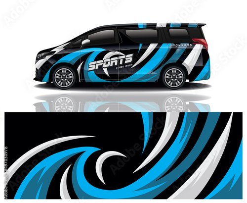 wrap car design template