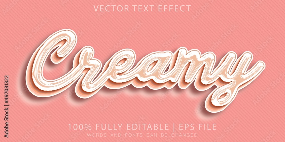 Calm Glossy modern Editable Text Effect Calm Glossy modern Editable Text Effect