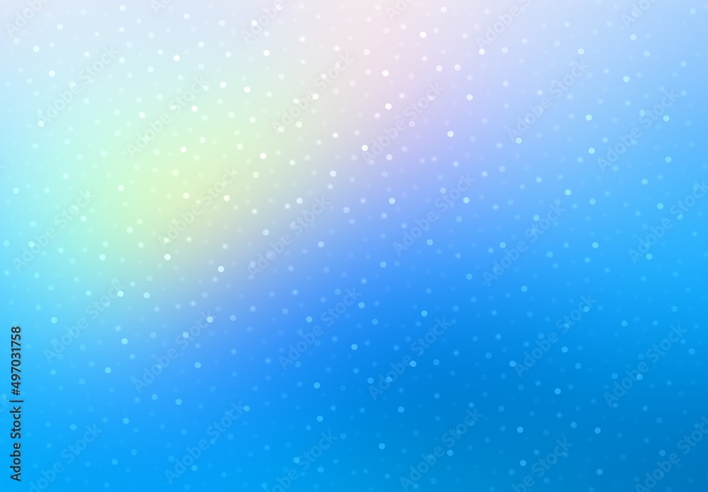 Wonderful spectrum flare on blue sky decorated light glitter effect. Delicate iridescent shimmering airy illustration. Wonderful spectrum flare on blue sky decorated light glitter effect. Delicate iridescent shimmering airy illustration.