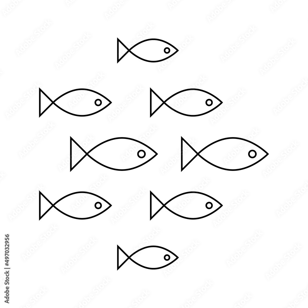 Fish Icon. Vector Fish Icon. Vector