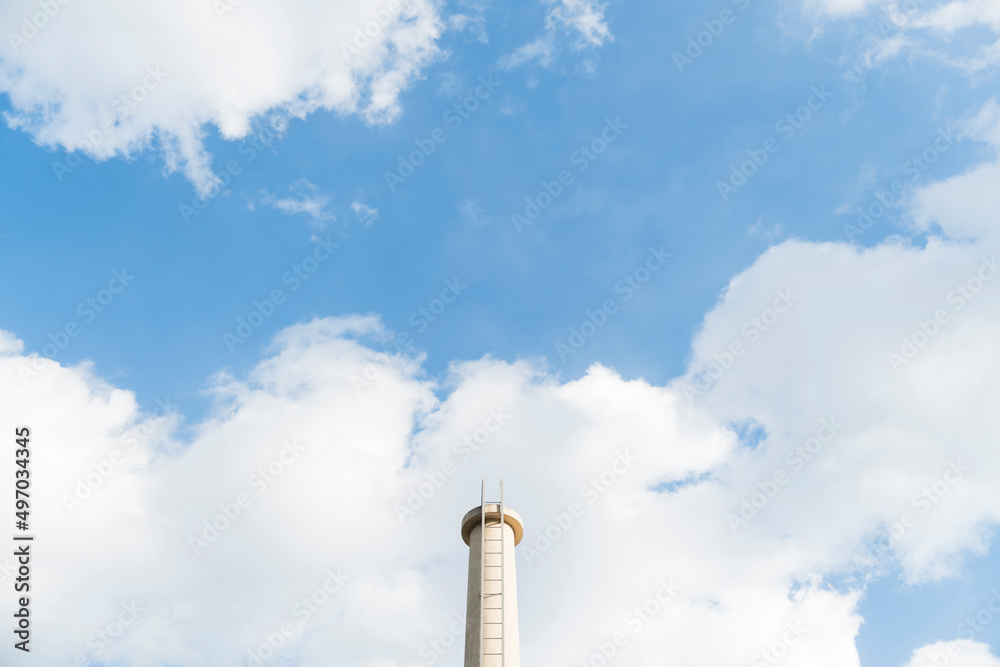 煙突 青空