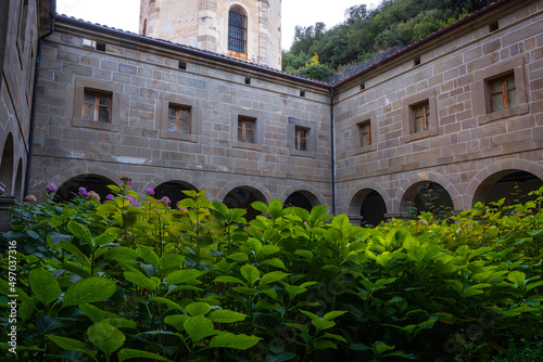 Monastery of Santo Toribio de Liébana located near Potes. Cantabria, Spain. photo