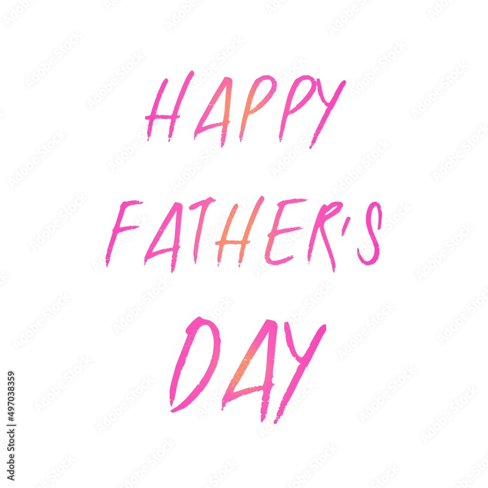 Happy Father's  day white background