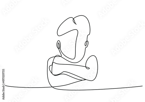 sad offended stressed worried child sitting with arms folded