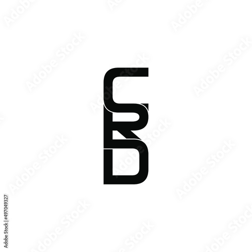 crd letter original monogram logo design