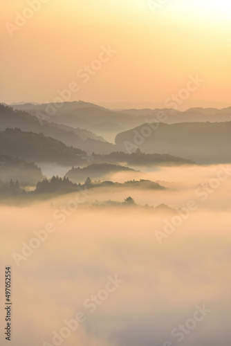 Sea of clouds in early morning