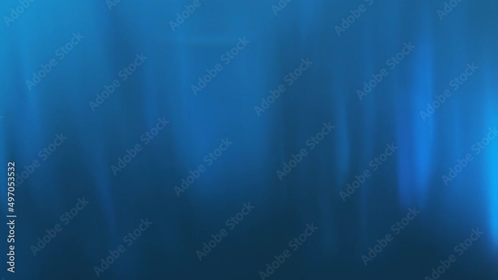 Abstract Underwater Ocean Wallpaper, Deep Blue Liquid with Streaks of Light Glowing in Slow Motion, 4K Video Background for Website Header or Zoom Call