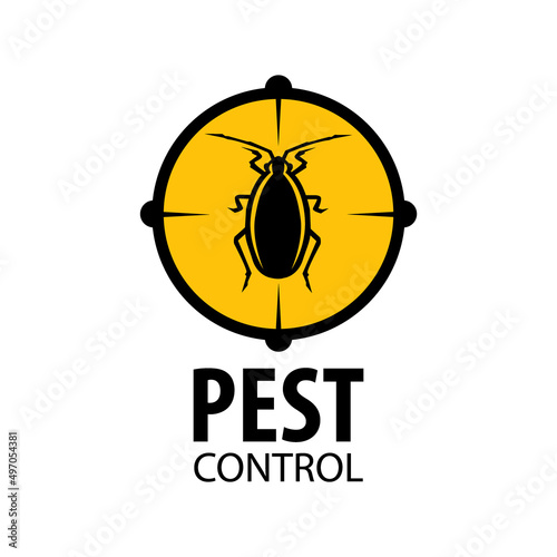 Vector set of logos for pest control company