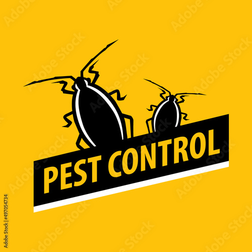 Vector set of logos for pest control company