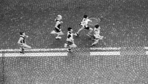 Running competition in Italy