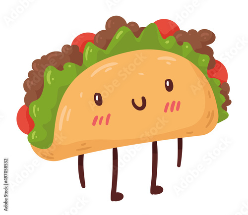 taco kawaii food