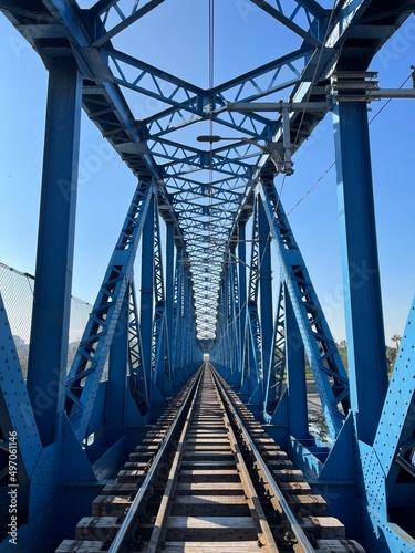 railway bridge over sky