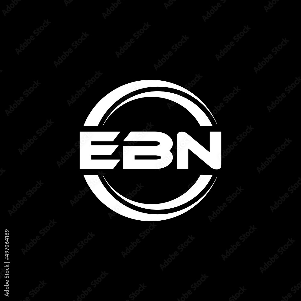 EBN letter logo design with black background in illustrator, vector logo modern alphabet font overlap style. calligraphy designs for logo, Poster, Invitation, etc. EBN letter logo design with black background in illustrator, vector logo modern alphabet font overlap style. calligraphy designs for logo, Poster, Invitation, etc.