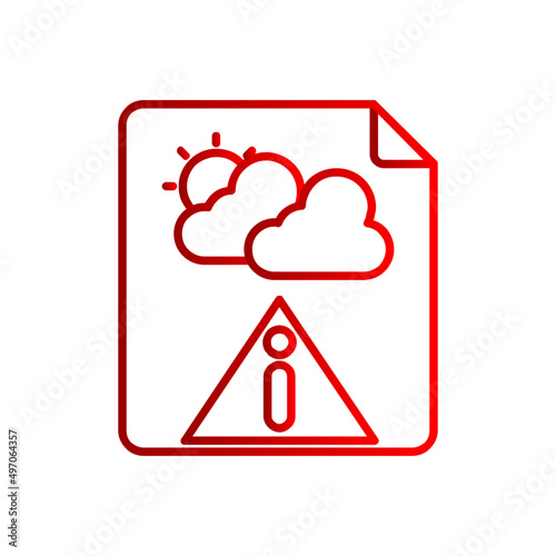 Wheather Alert Icon