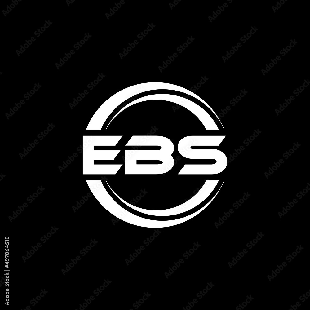 EBS letter logo design with black background in illustrator, vector logo modern alphabet font overlap style. calligraphy designs for logo, Poster, Invitation, etc. EBS letter logo design with black background in illustrator, vector logo modern alphabet font overlap style. calligraphy designs for logo, Poster, Invitation, etc.
