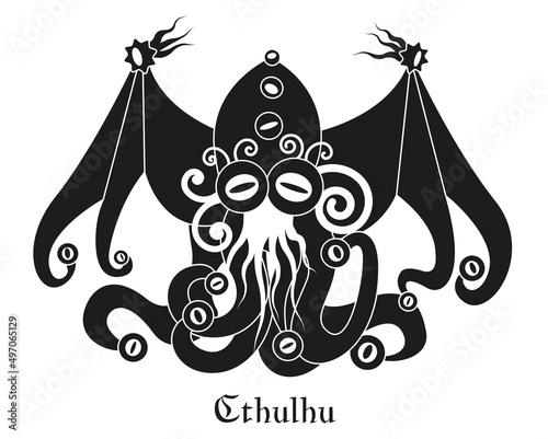 MONSTRE Lovecraft CTHULHU Pieuvre poulpe grand ancien 4