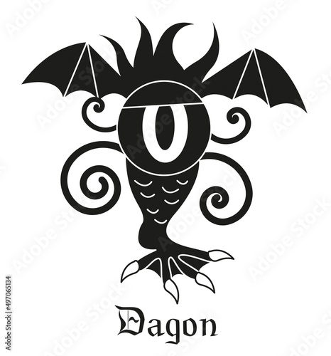 MONSTRE Lovecraft CTHULHU DAGON poisson grand ancien 4