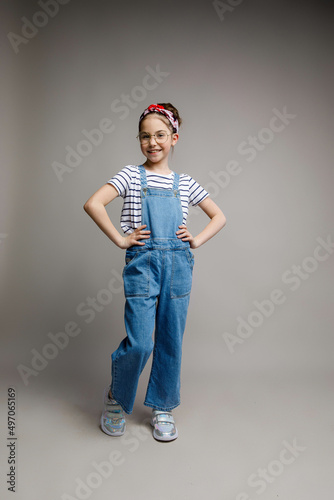 girl dressed in casual denim © Julie Boro