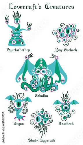 MONSTRES Lovecraft Team CTHULHU grands anciens 3