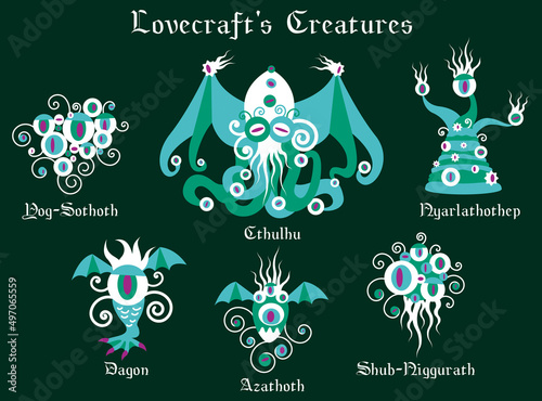 MONSTRES Lovecraft Team CTHULHU grands anciens 5