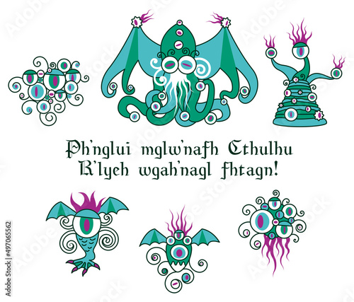 MONSTRES Lovecraft Team CTHULHU grands anciens 10