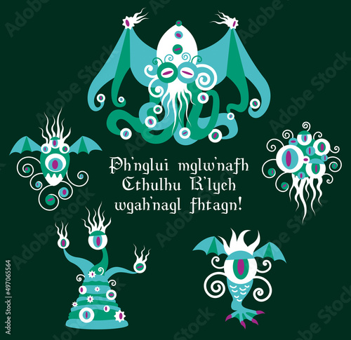 MONSTRES Lovecraft Team CTHULHU grands anciens 13