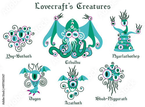 MONSTRES Lovecraft Team CTHULHU grands anciens 7