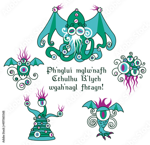 MONSTRES Lovecraft Team CTHULHU grands anciens 14