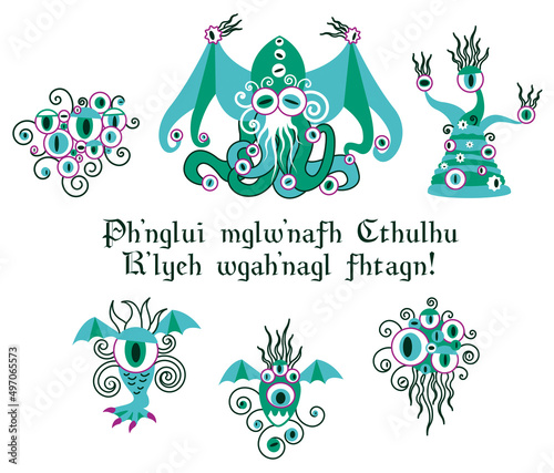 MONSTRES Lovecraft Team CTHULHU grands anciens 11