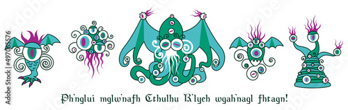 MONSTRES Lovecraft Team CTHULHU grands anciens 18