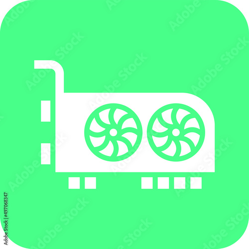 Video Card Vector Icon Design Illustration