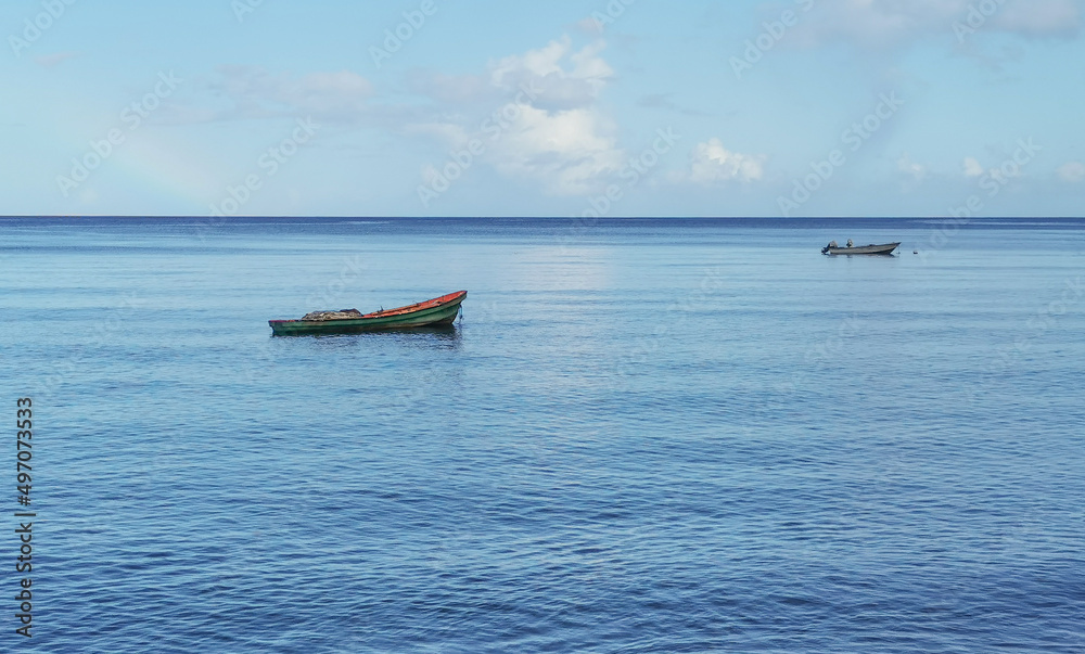 Bateau de pêche en Martinique