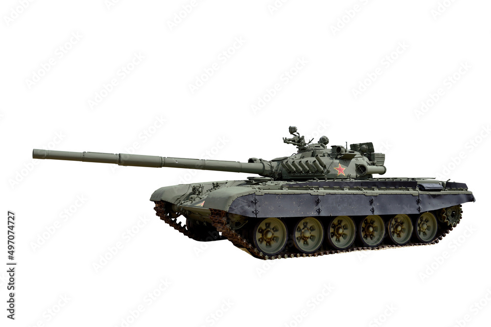 tank isolated on white background
