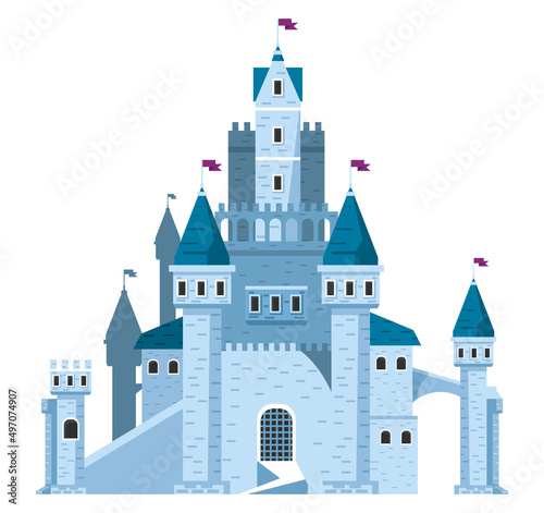blue stone castle